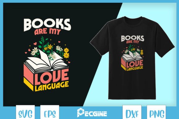 Books Are My Love Language Floral