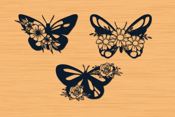 Cute Floral Butterfly SVG Bundle