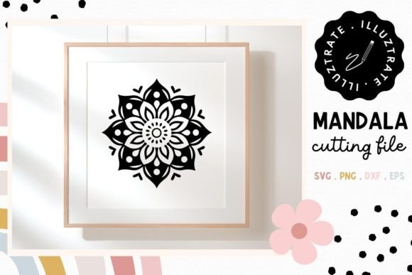 Floral Mandala SVG Cut File Mandala