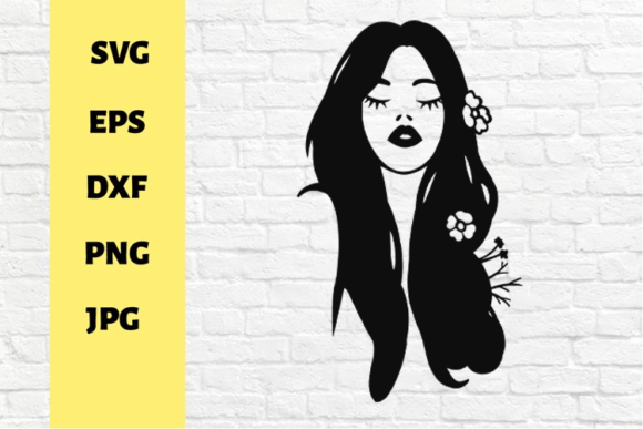 Floral Woman SVG Bundle, Woman with Flow