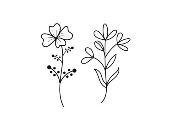 Flower Sketch SVG Floral