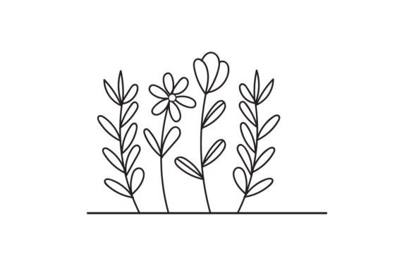 Leaf Floral Garden SVG