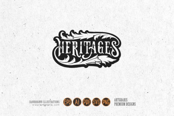 Monochrome Elegant Floral Heritage SVG