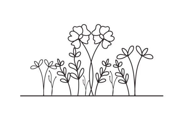 Small Floral Garden, Floral SVG