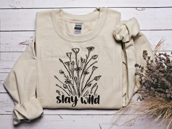 Stay Wild Wildflower SVG PNG